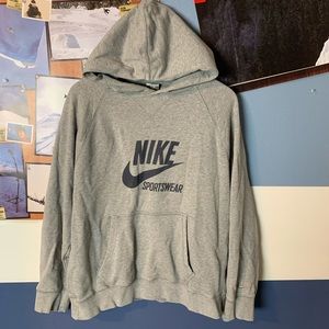 Nike vintage hoodie gray